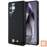 Muud kaubad BMW  BMW Leather Carbon MagSafe Case for Samsung Galaxy S25 Ultra - Black 