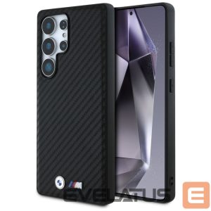 Muud kaubad BMW  BMW Leather Carbon MagSafe Case for Samsung Galaxy S25 Ultra - Black 
