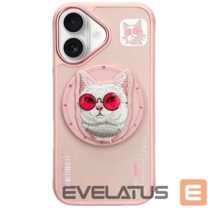 Muud kaubad Nimmy  Nimmy Glasses Cool Cat MagSafe Case for iPhone 16 - Pink 