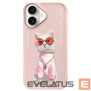 Muud kaubad Nimmy  Nimmy Glasses Cool Cat iPhone 16 Case - Pink 