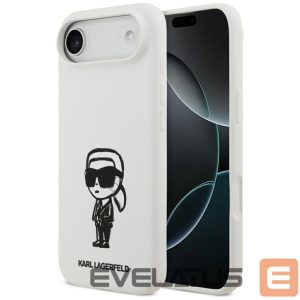 Muud kaubad Karl Lagerfeld  Karl Lagerfeld Silicone Karl Sketch & Logo MagSafe Case for iPhone 17 Air - White 