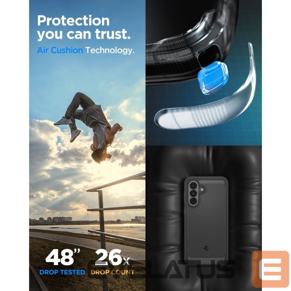 Muud kaubad Spigen Spigen Rugged Armor Case for Samsung Galaxy A37 5G - Black