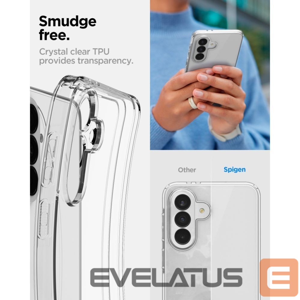 Muud kaubad Spigen Spigen Liquid Crystal Case for Samsung Galaxy A37 5G - Transparent