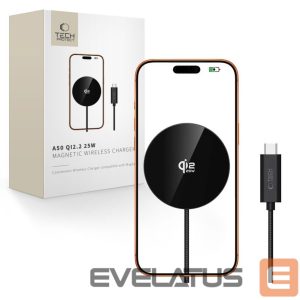 Muud kaubad Tech-Protect  Tech-Protect A50 MagSafe 25W QI2.2 Wireless Charger - Black 