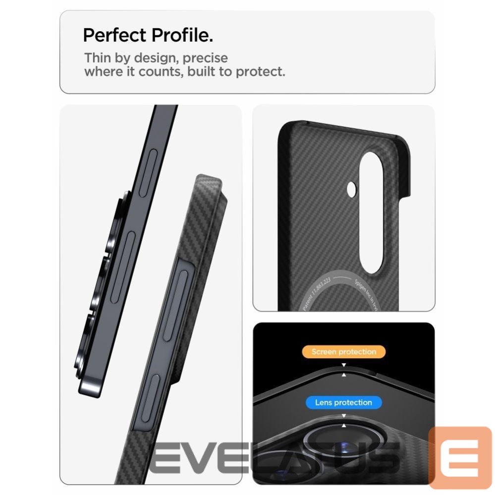 Muud kaubad Spigen Spigen AirSkin Aramid Mag MagSafe Case for Samsung Galaxy S26 - Black