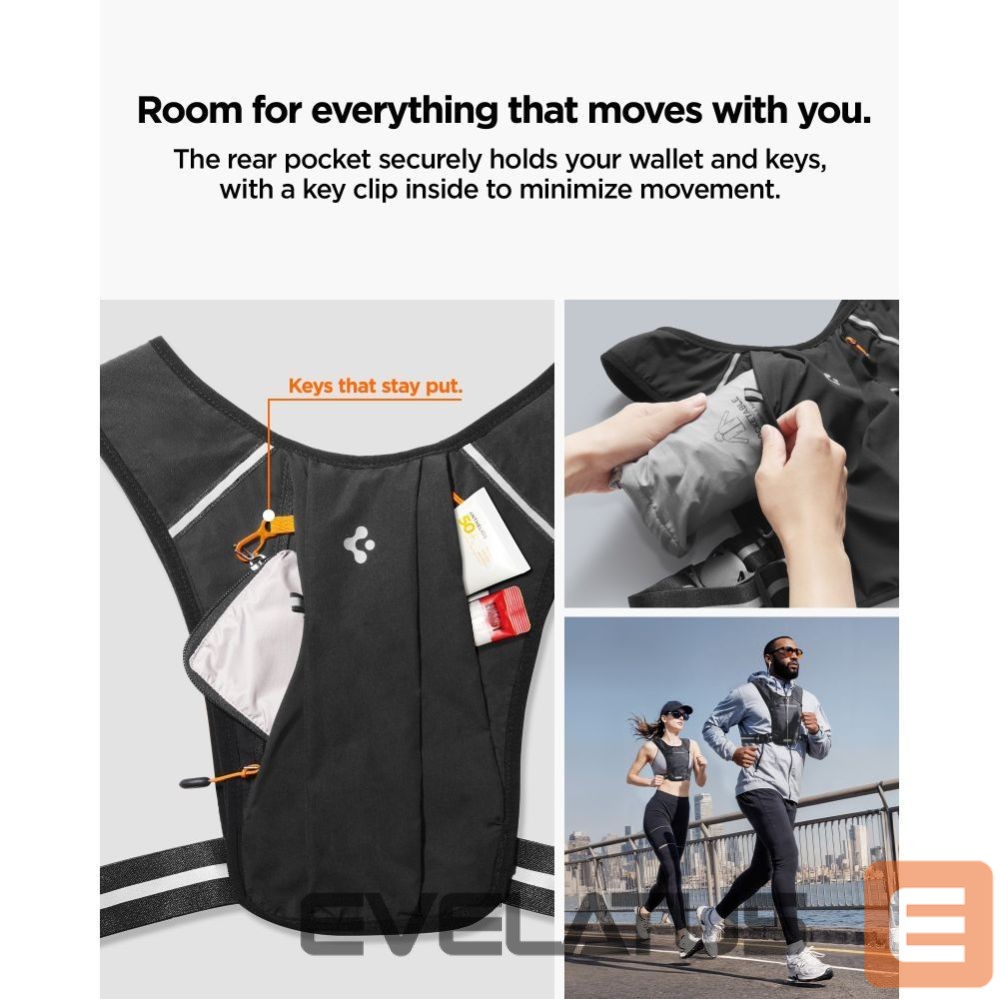 Muud kaubad Spigen Spigen A720 Dynamic Shield ML Running Vest - Black