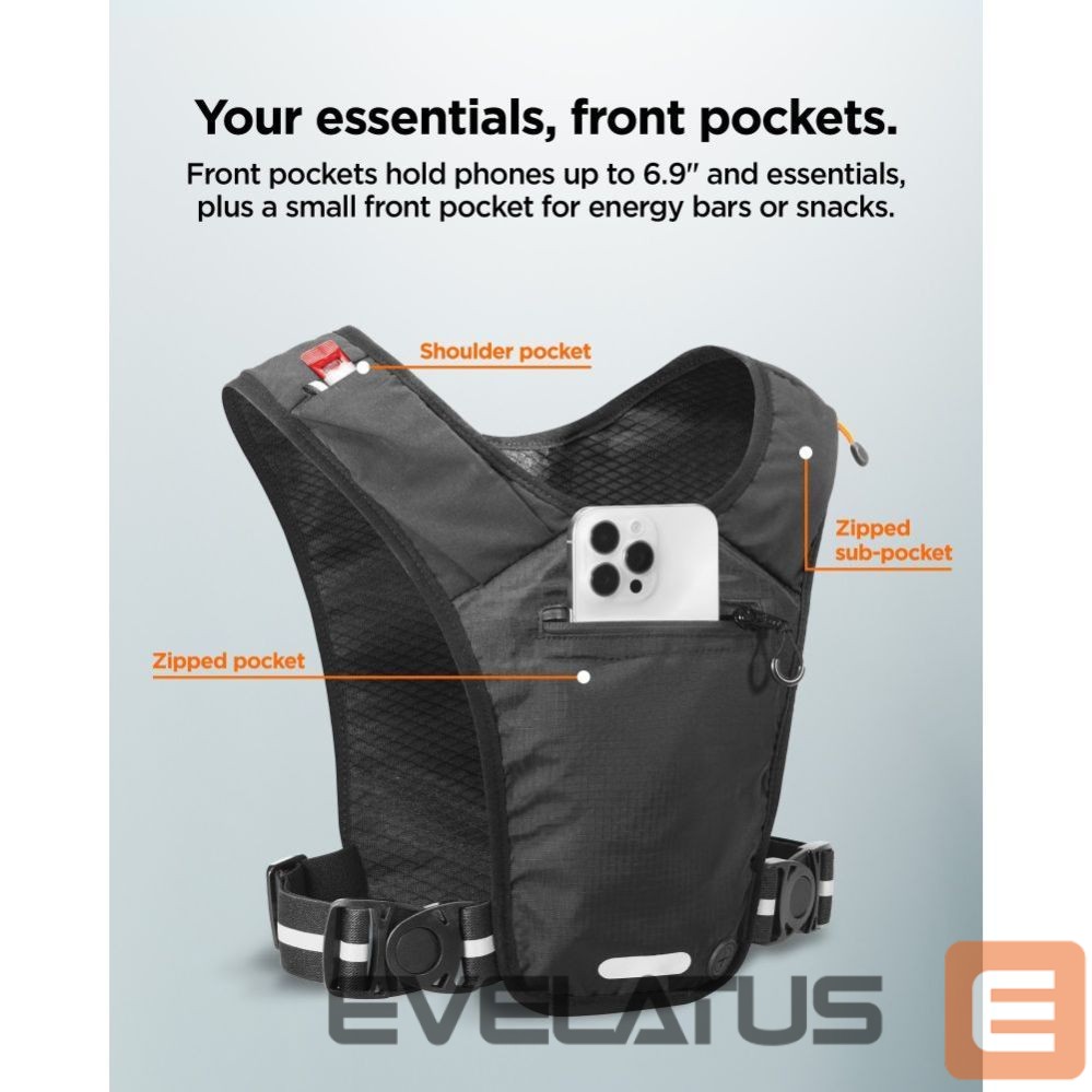 Muud kaubad Spigen Spigen A720 Dynamic Shield ML Running Vest - Black
