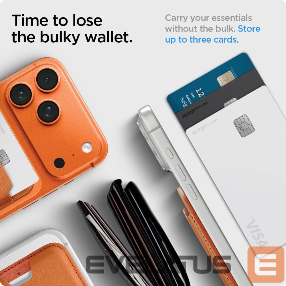 Muud kaubad Spigen Spigen Valentinus MagSafe Magnetic Phone Wallet - Orange
