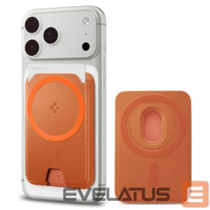 Muud kaubad Spigen  Spigen Valentinus MagFit+ MagSafe Magnetic Phone Wallet - Orange 