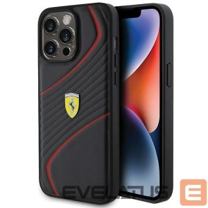 Muud kaubad Ferrari  Ferrari Twist Metal Logo Case for iPhone 15 Pro Max - Black 