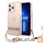 Muud kaubad Guess  Guess Translucent Stap Case for iPhone 13 Pro Max - Pink 