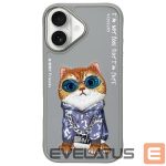 Muud kaubad Nimmy  Nimmy Glasses Cool Cat iPhone 16 Case - Gray 