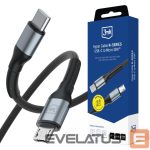Muud kaubad 3MK  3mk Hyper Cable N-SERIES USB-C / MicroUSB 3m QC 3.0 5V/2A 10W - black 
