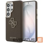 Muud kaubad Guess  Guess Grained Big 4G Metal Logo Case for Samsung Galaxy S26 Ultra - Brown 