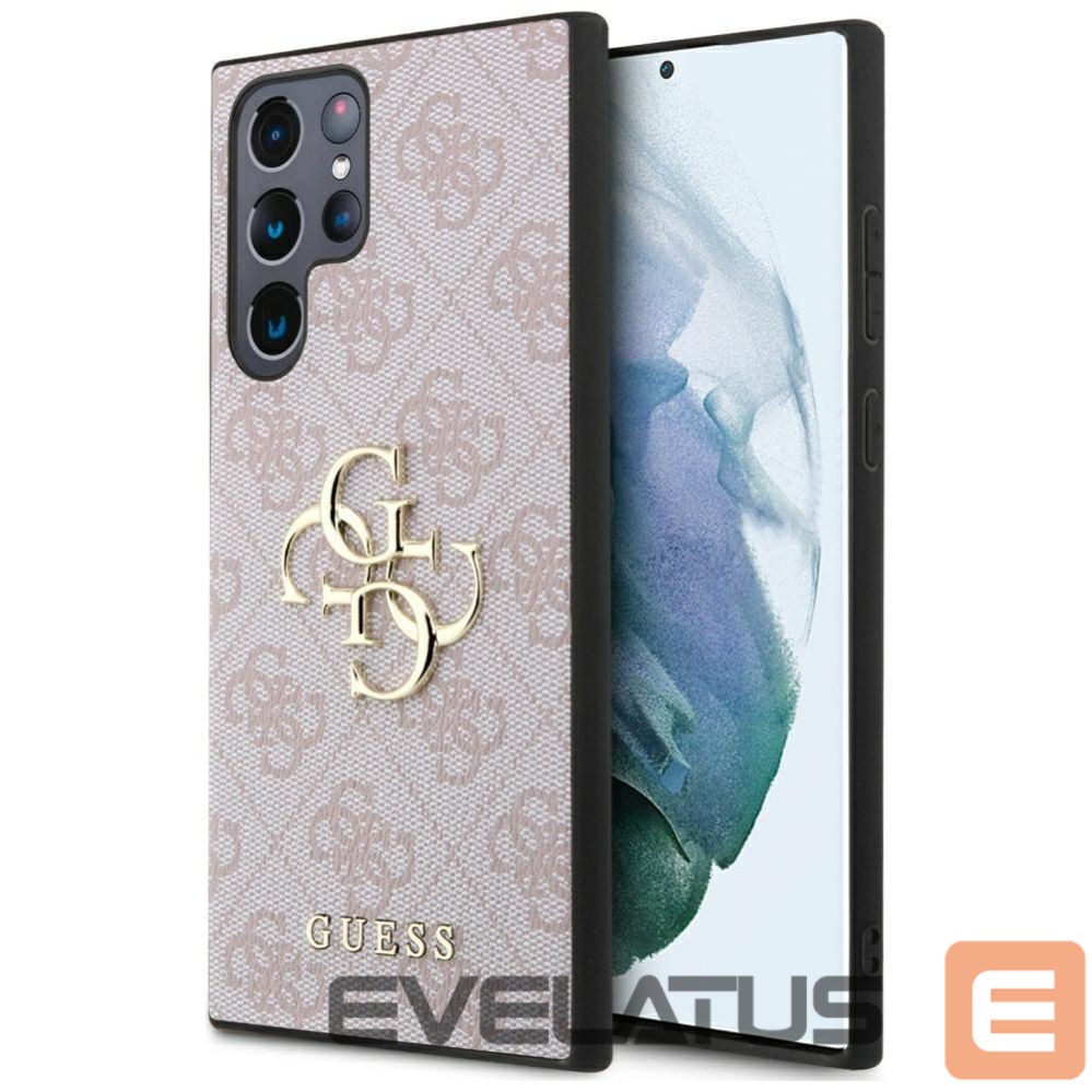 Muud kaubad Guess Guess Silicone Vintage Gold Logo Case for iPhone 14 / 15 Plus - Purple