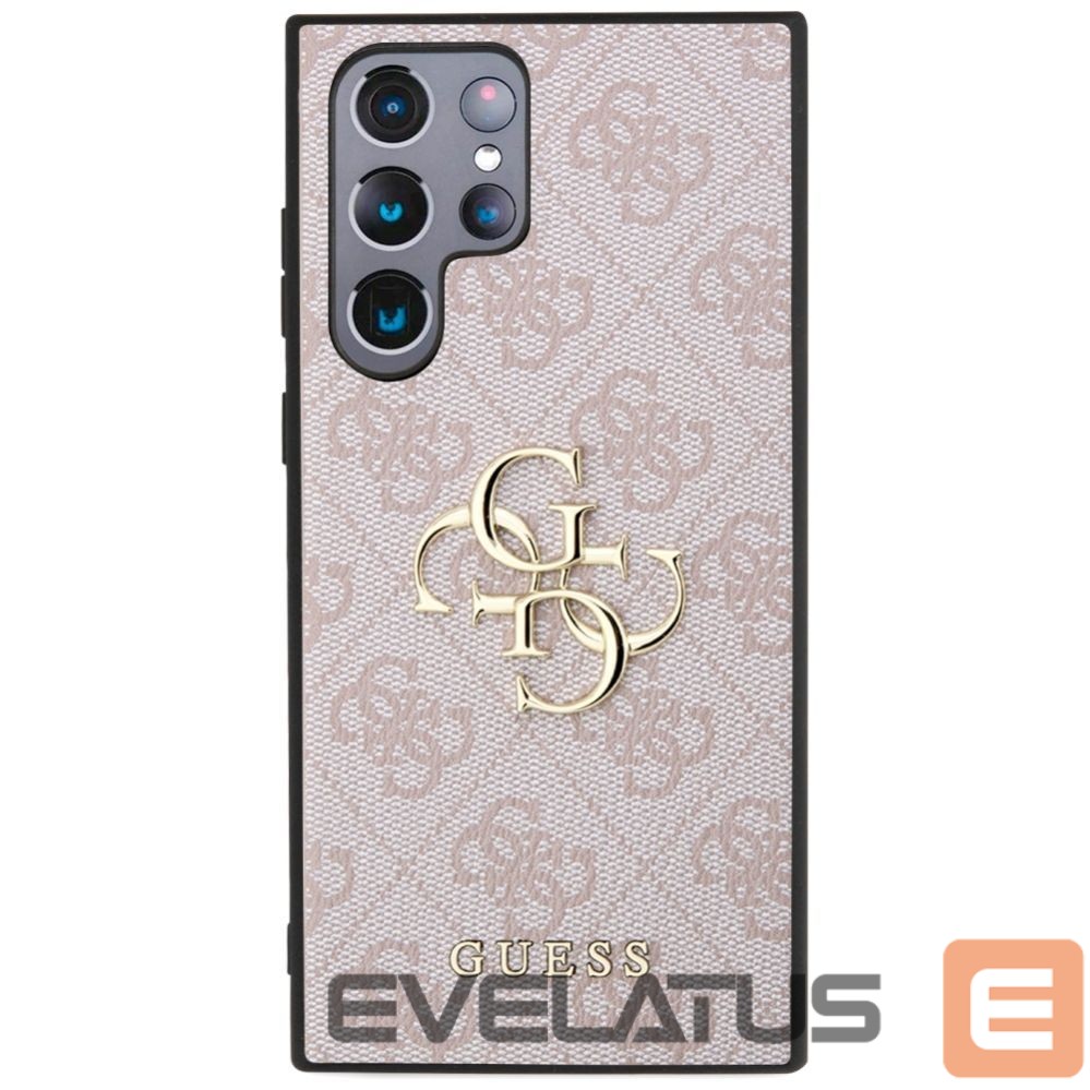 Muud kaubad Guess Guess Silicone Vintage Gold Logo Case for iPhone 14 / 15 Plus - Purple