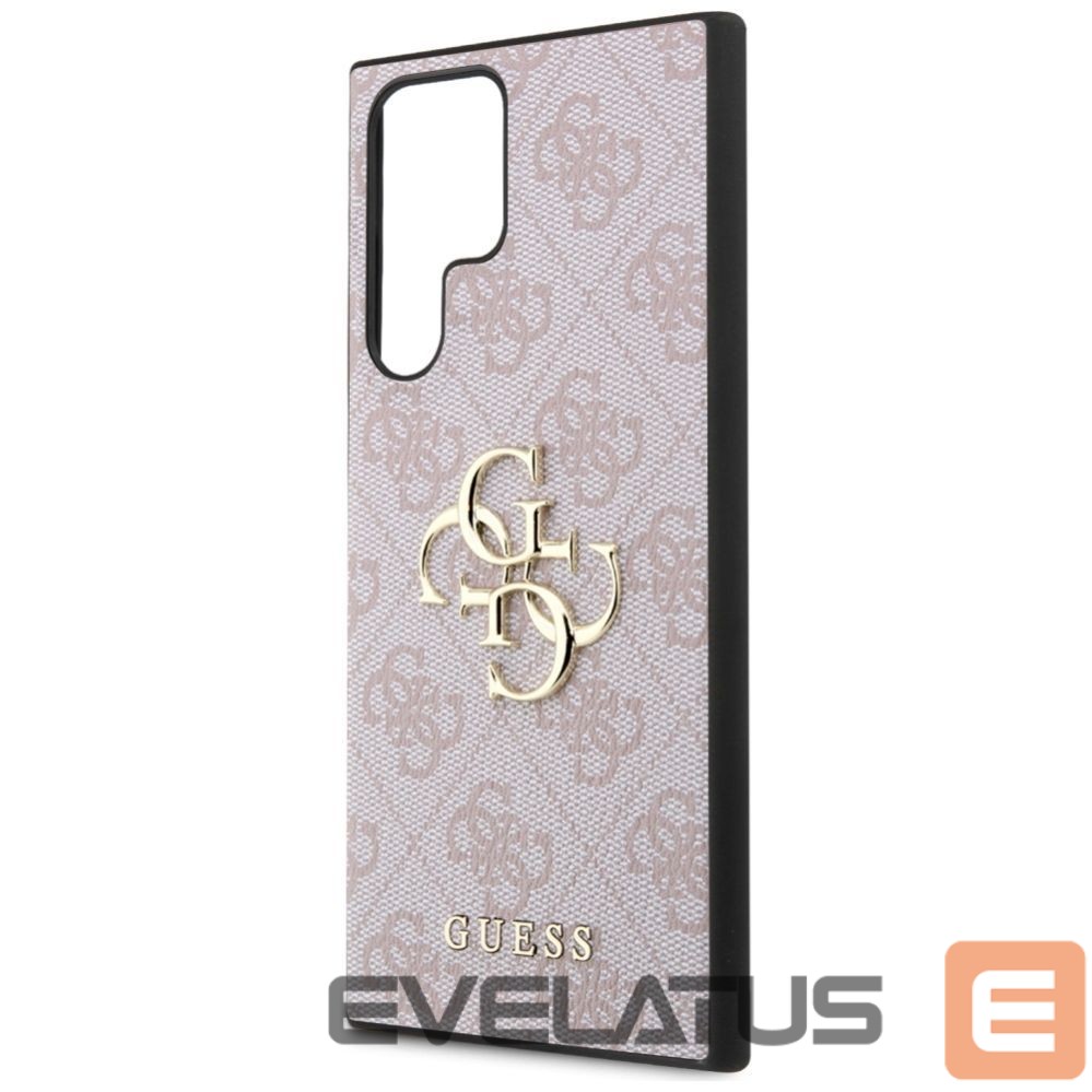 Muud kaubad Guess Guess Silicone Vintage Gold Logo Case for iPhone 14 / 15 Plus - Purple