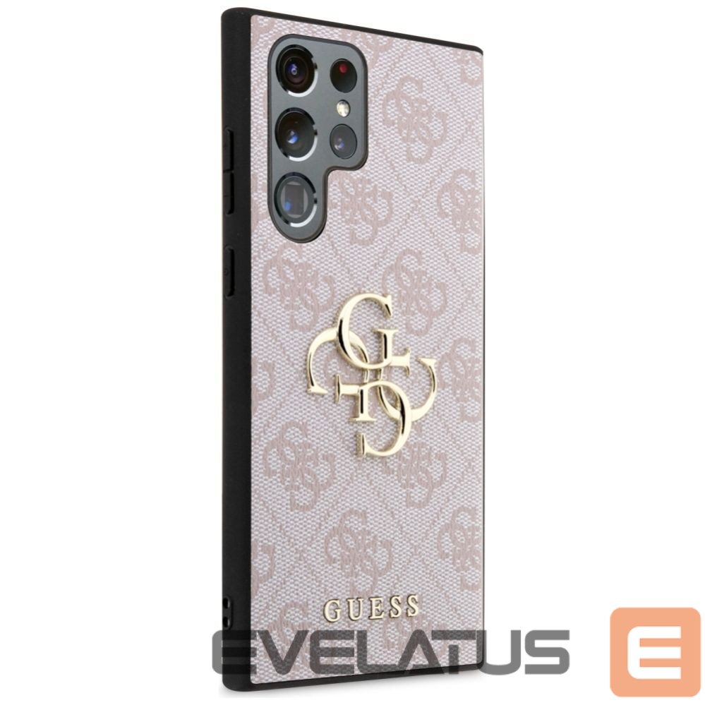 Muud kaubad Guess Guess Silicone Vintage Gold Logo Case for iPhone 14 / 15 Plus - Purple