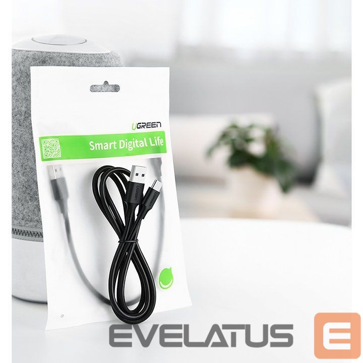 Kaabel Ugreen Ugreen US287 60116 USB-A / USB-C 2A cable 1m - black