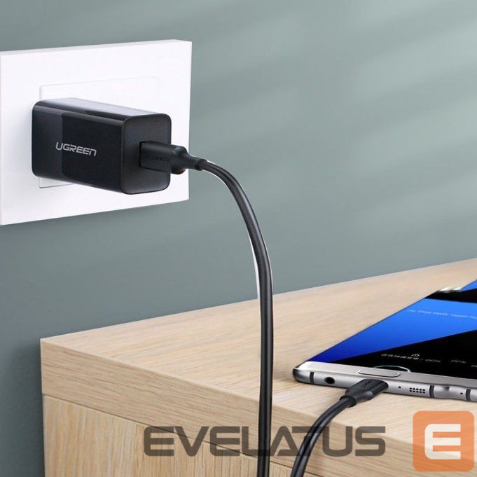 Kaabel Ugreen Ugreen US184 20882 USB-A 3.0 / USB-C 3A cable 1m - black