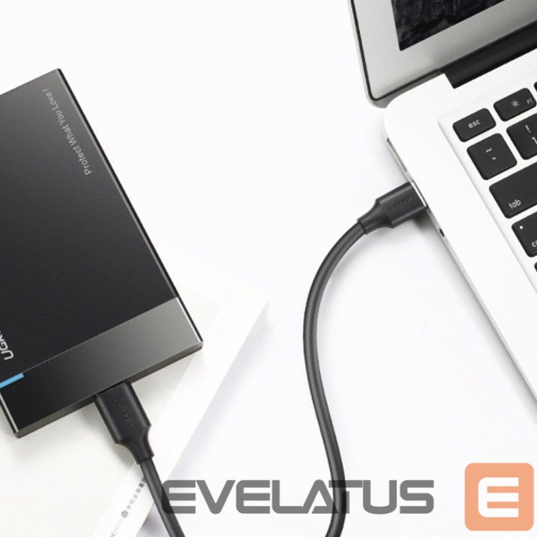 Kaabel Ugreen Ugreen US184 20882 USB-A 3.0 / USB-C 3A cable 1m - black
