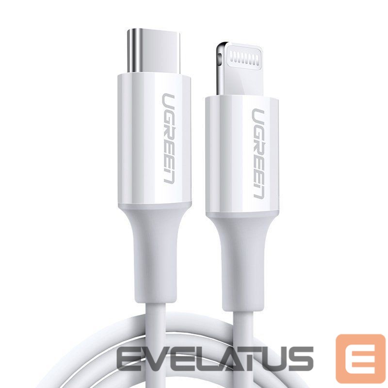 Kaabel Ugreen Ugreen US171 Lightning - USB-C MFi PD cable 20W 480Mb/s 1m - white
