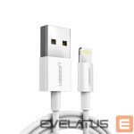 Kaabel Ugreen  Ugreen US155 20728 USB-A / Lightning MFi 2.4A cable 1m - white 