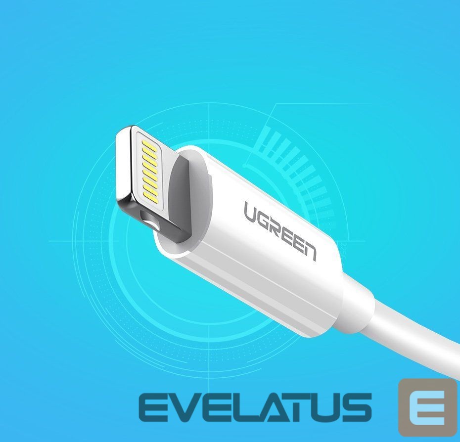 Kaabel Ugreen Ugreen US155 20728 USB-A / Lightning MFi 2.4A cable 1m - white