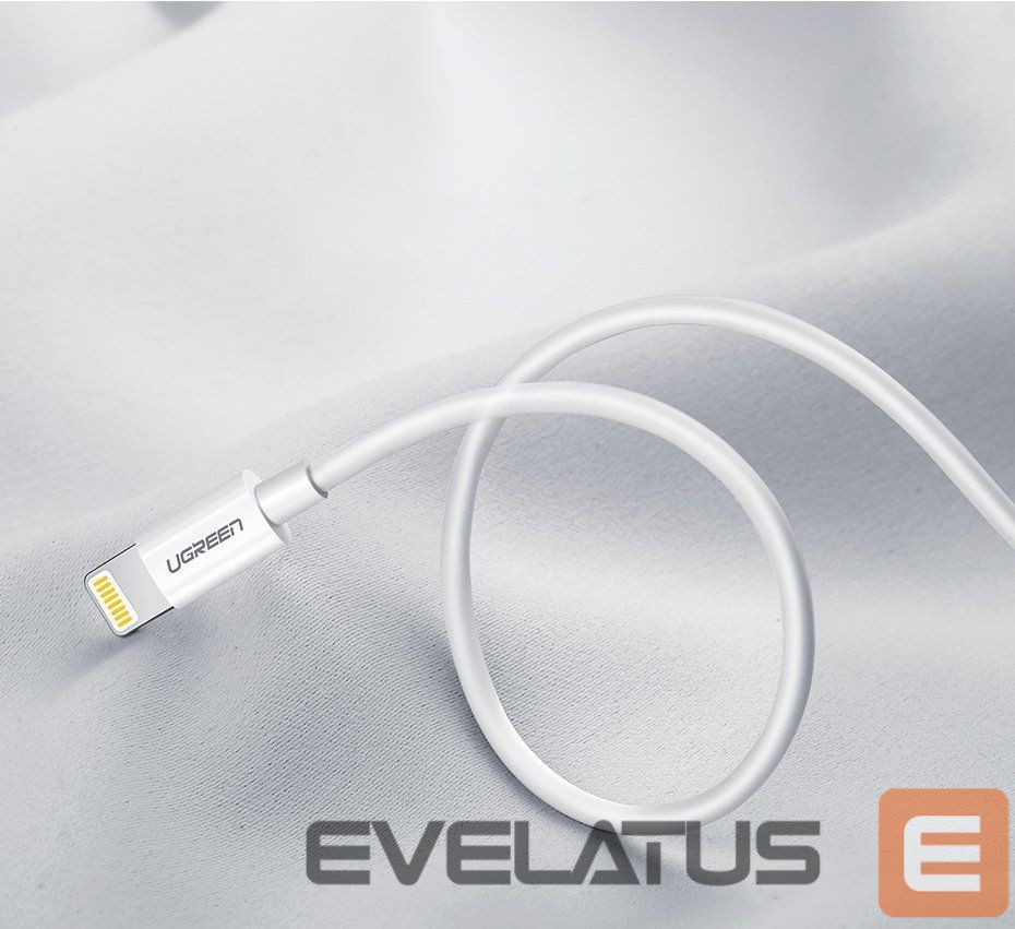 Kaabel Ugreen Ugreen US155 20728 USB-A / Lightning MFi 2.4A cable 1m - white