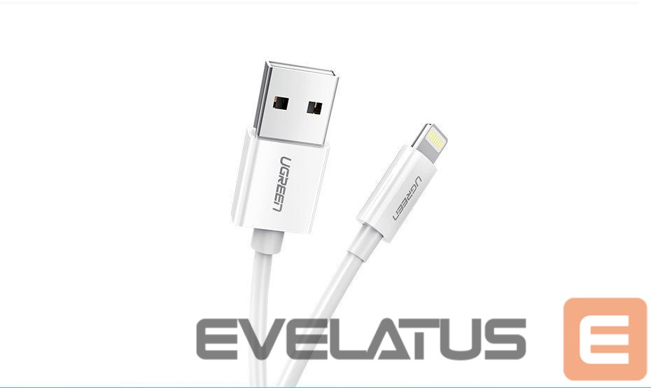 Kaabel Ugreen Ugreen US155 20728 USB-A / Lightning MFi 2.4A cable 1m - white