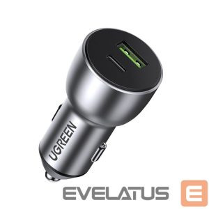 Adaptrid Ugreen  Ugreen Car Charger USB / USB Type C Quick Charge 3.0 Power Delivery 36W 3A Gray (CD213 60980) 