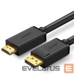 Kaabel Ugreen  Ugreen unidirectional DisplayPort to HDMI Cable 4K 30Hz 32 AWG 2m Black (DP101 10202) 