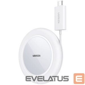 Adaptrid Ugreen  Ugreen CD245 40123 wireless Qi / MagSafe charger 15W with USB-C cable - white 