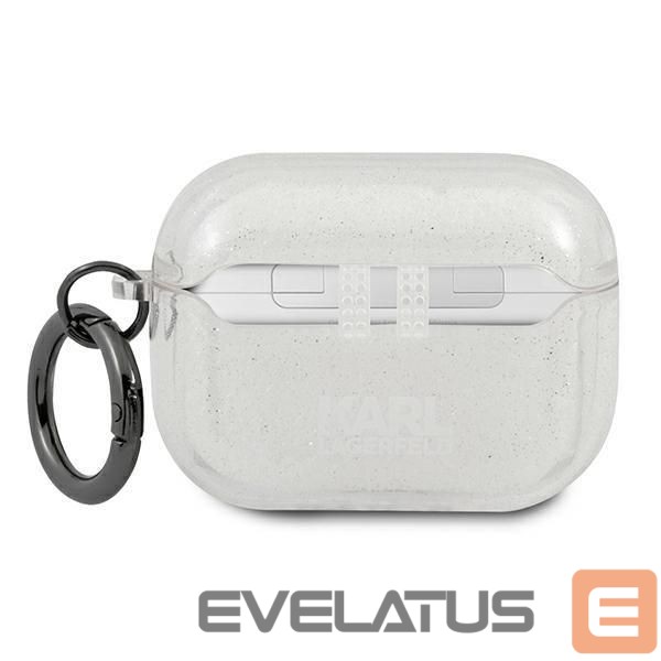 Tagakaaned Karl Lagerfeld Karl Lagerfeld KLAPUKHGS AirPods Pro cover srebrny/silver Glitter Karl`s Head