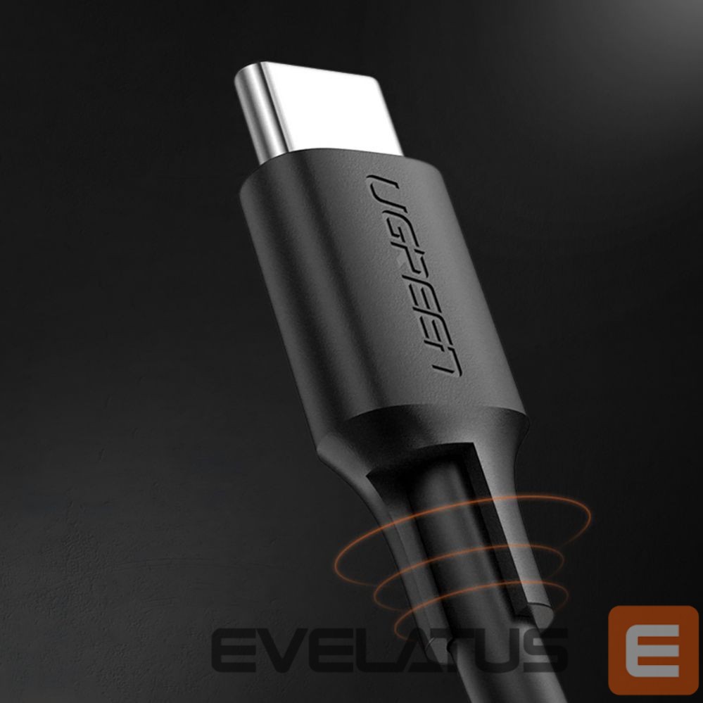 Kaabel Ugreen Ugreen US286 USB-C - USB-C PD QC 3A 480Mb/s 2m Cable - Black