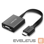 Kaabel Ugreen  Ugreen adapter HDMI - VGA micro USB / audio 3.5 mm mini jack black (40248) 