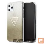 Tagakaaned Guess  Guess GUHCN65SGTLGO iPhone 11 Pro Max gold/gold hard case Glitter Triangle 
