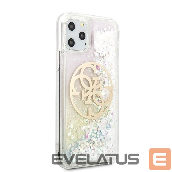 Tagakaaned Guess Guess GUHCN58LGIRGP iPhone 11 Pro hard case Gradient Liquid Glitter Circle Logo