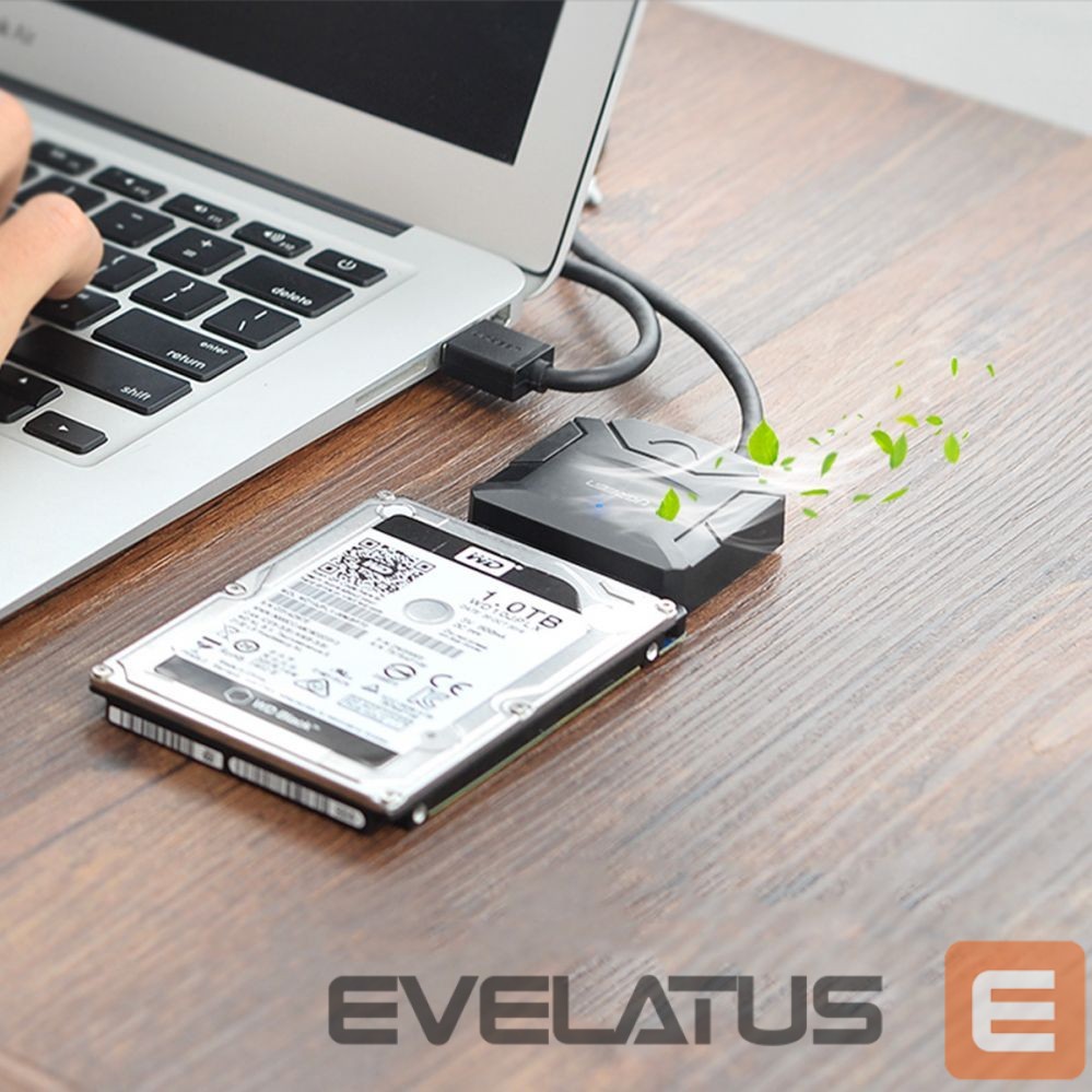 Muu telefoni lisavarustus Ugreen Ugreen adapter cable for 2.5'' / 3.5'' drive (USB-A 3.0 - SATA) black (CR108)