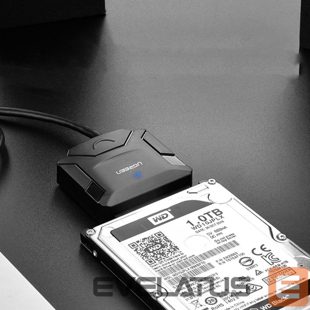 Muu telefoni lisavarustus Ugreen Ugreen adapter cable for 2.5'' / 3.5'' drive (USB-A 3.0 - SATA) black (CR108)