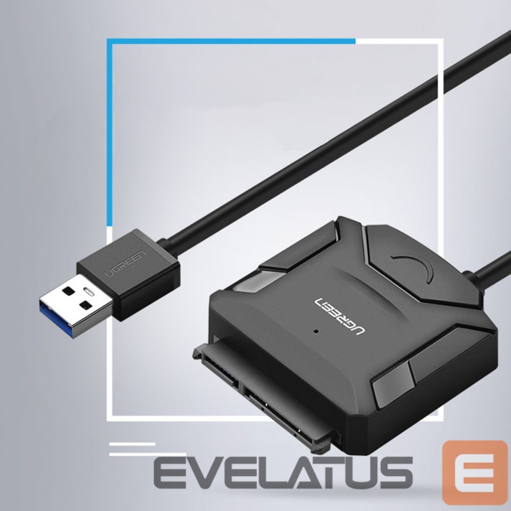 Muu telefoni lisavarustus Ugreen Ugreen adapter cable for 2.5'' / 3.5'' drive (USB-A 3.0 - SATA) black (CR108)