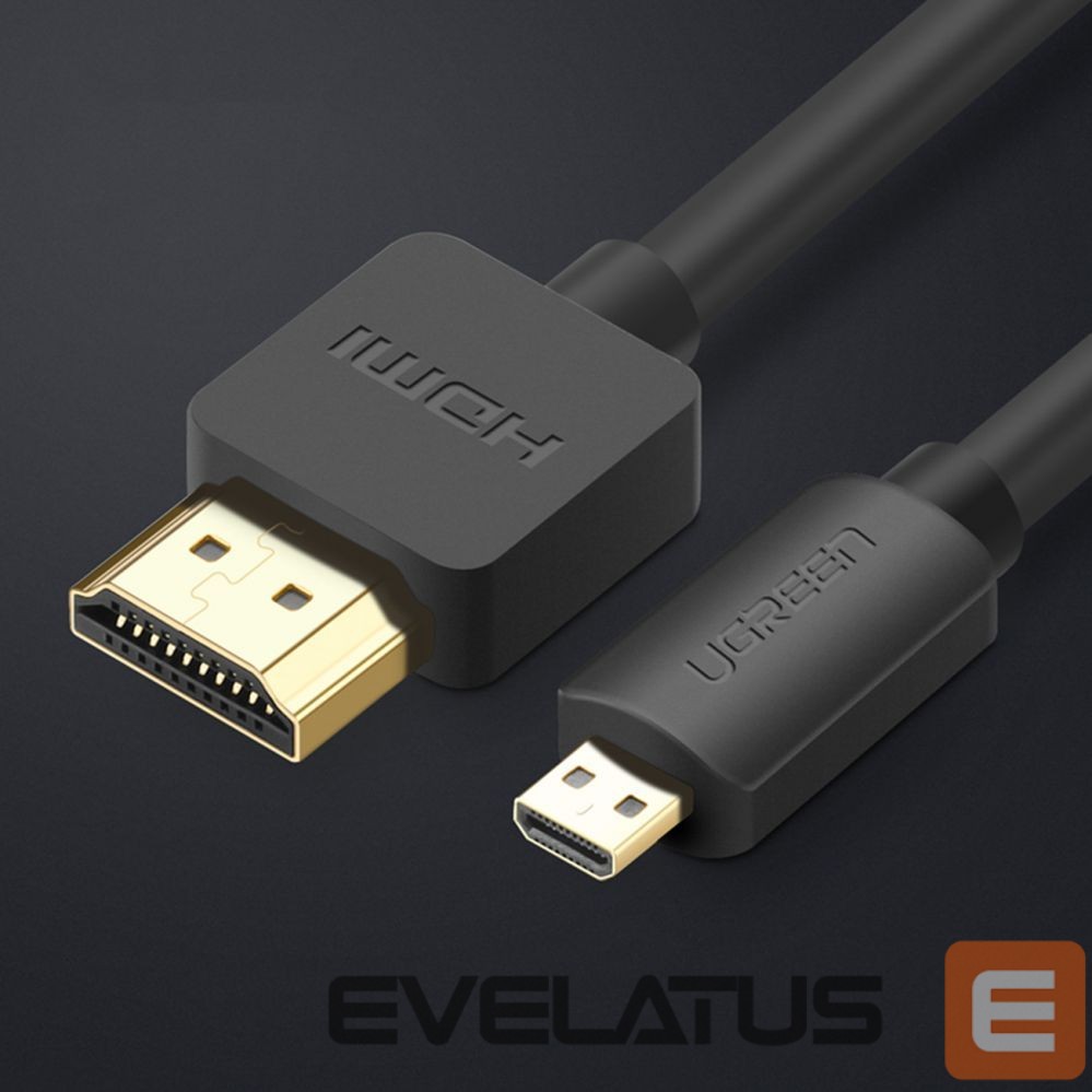 Kaabel Ugreen Ugreen cable Micro HDMI - HDMI cable 3m black (HD127)