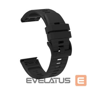 Rihm Hurtel  Silicone Strap for Garmin Fenix 3 / 5X / 6X / 7X Pro - Black 