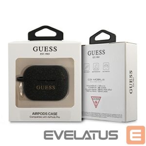 Tagakaaned Guess  Guess Silicone Glitter Case for AirPods Pro - Black 