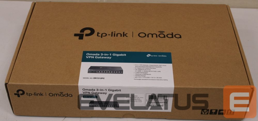 Ruuterid TP-Link SALE OUT. Omada 3-in-1 Gigabit VPN Router | ER7212PC | 802.1q | 10/100/1000 Mbit/s | Ethernet LAN (RJ-45) ports 8 | Mesh Support No | MU-MiMO No | No mobile broadband | 24 month(s) | USED, SCRATCHED ON BACK
