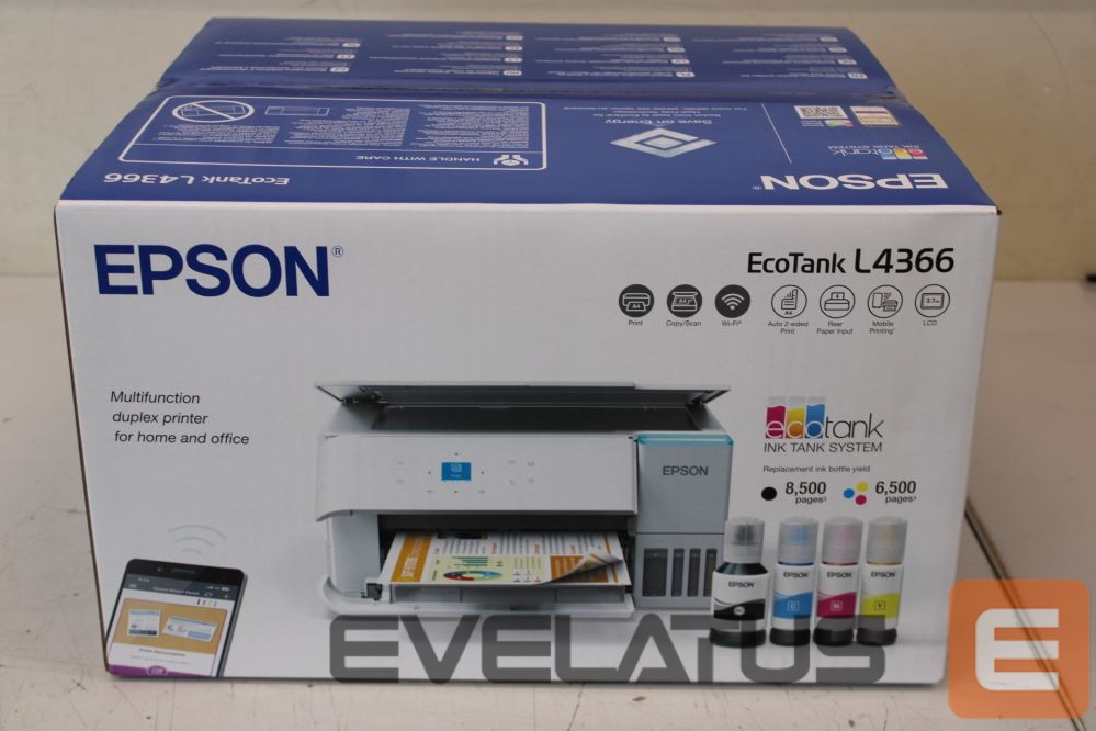 Printerid EPSON SALE OUT. Multifunctional printer | EcoTank L4366 | Inkjet | Colour | A4 | Wi-Fi | DAMAGED PACKAGING