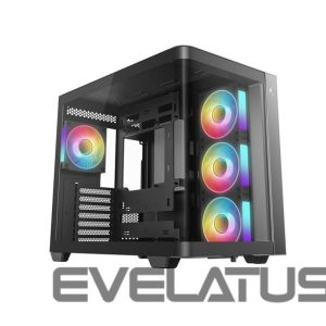 Arvuti korpus Deepcool  Case | CG530U 4F | Black | Midi Tower 