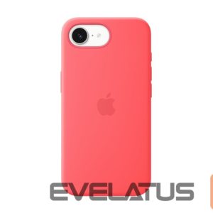 Tagakaaned Apple  iPhone 17e Silicone Case with MagSafe – Bright Guava | 