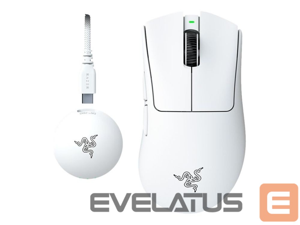 Arvutihiir Razer DeathAdder V4 Pro Gaming mouse, White |