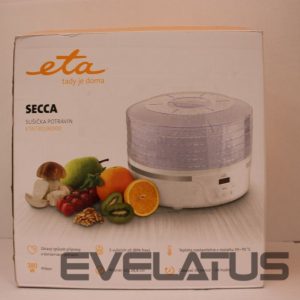 Muud väikesed kodumasinad ETA  SALE OUT.  Fruit Dryer | 730190000 Secca | Power 380 W | Number of trays 5 | Integrated timer | White | DEMO 